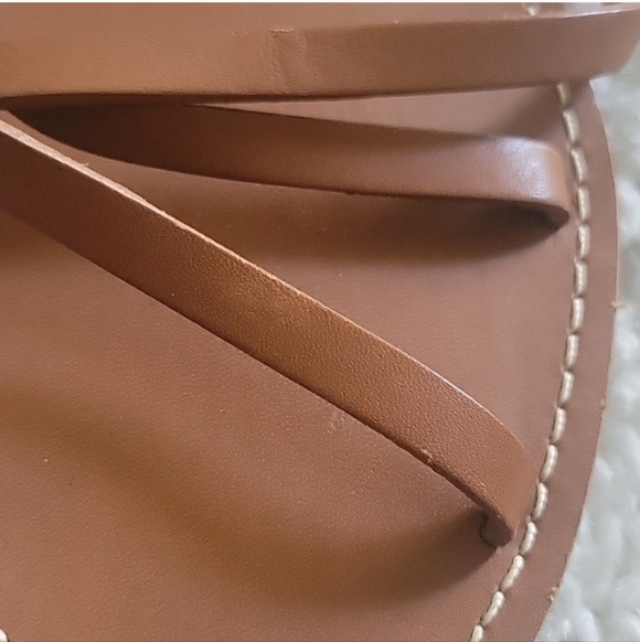 MADEWELL The Board Walk Leather Strappy SANDALS size 10 - Picture 9 of 14